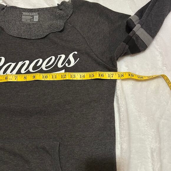 Women’s North and Acrux Gray Lancers Long sleeve Pullover Sweatshirt Size Small - Picture 3 of 5